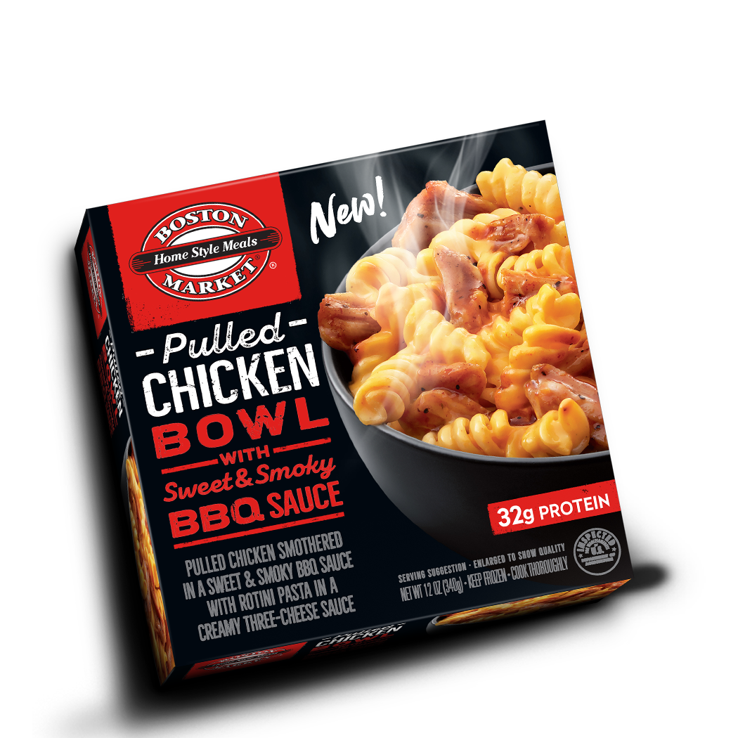 Pulled Chicken Bowl with Sweet & Smoky BBQ Sauce Box