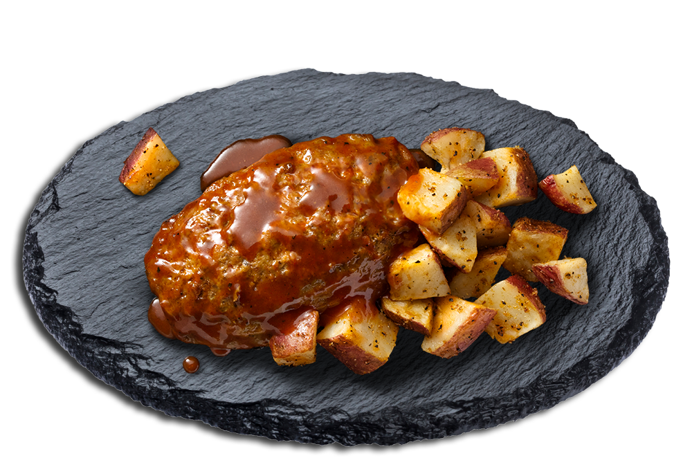 Roadhouse Beef Meatloaf plate