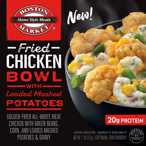Fried Chicken Bowl with Loaded Mashed Potatoes box